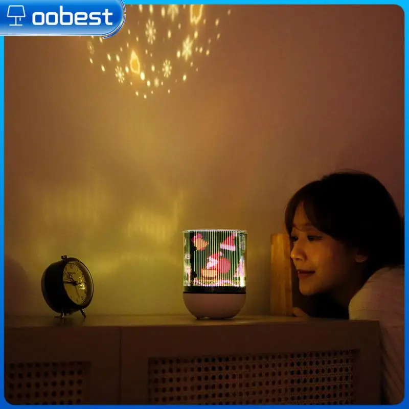 

LED Galaxy Projector For Kids Bedroom Lamp Starry Sky Night Light Star Dream Rotating Birthday Chrismas Gift Atmosphere Light