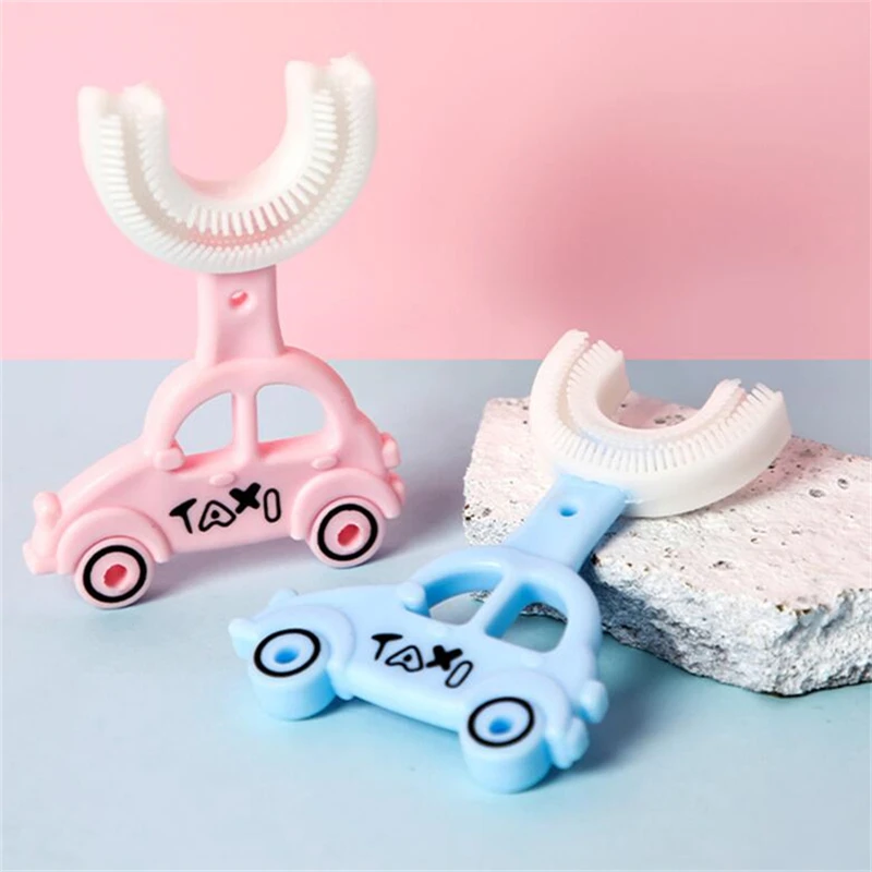 

Детская зубная щетка, детская зубная щетка для ухода за полостью рта, Мягкая Силиконовая зубная щетка для пищевых продуктов, предметы для но...