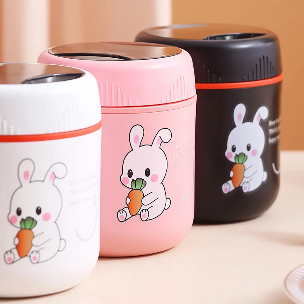 

Stainless Steel Insulated Food Jar 17 Oz Leak-Proof Large Capacity Soup Thermal Cold Hot Food Container With Spoon For Travel