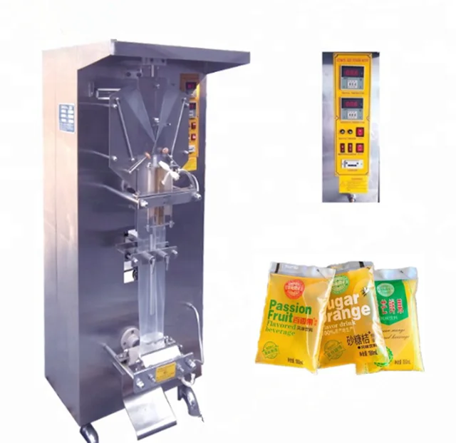 

Factory Price Fully Automatic Multifunction Liquid Pouch Sachet Drink Water Juice Milk Packing Machine