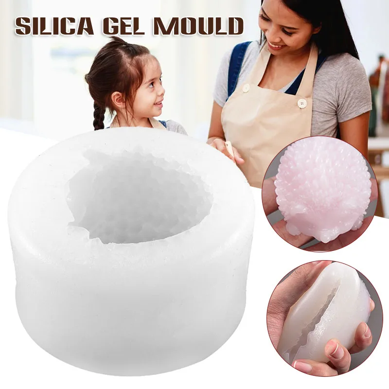 

Silicone Casting Die 3D Hedgehog Shape Multifunctional Soft Stencil DIY Craft Tools for Chocolate Soap Cake Candle Stock