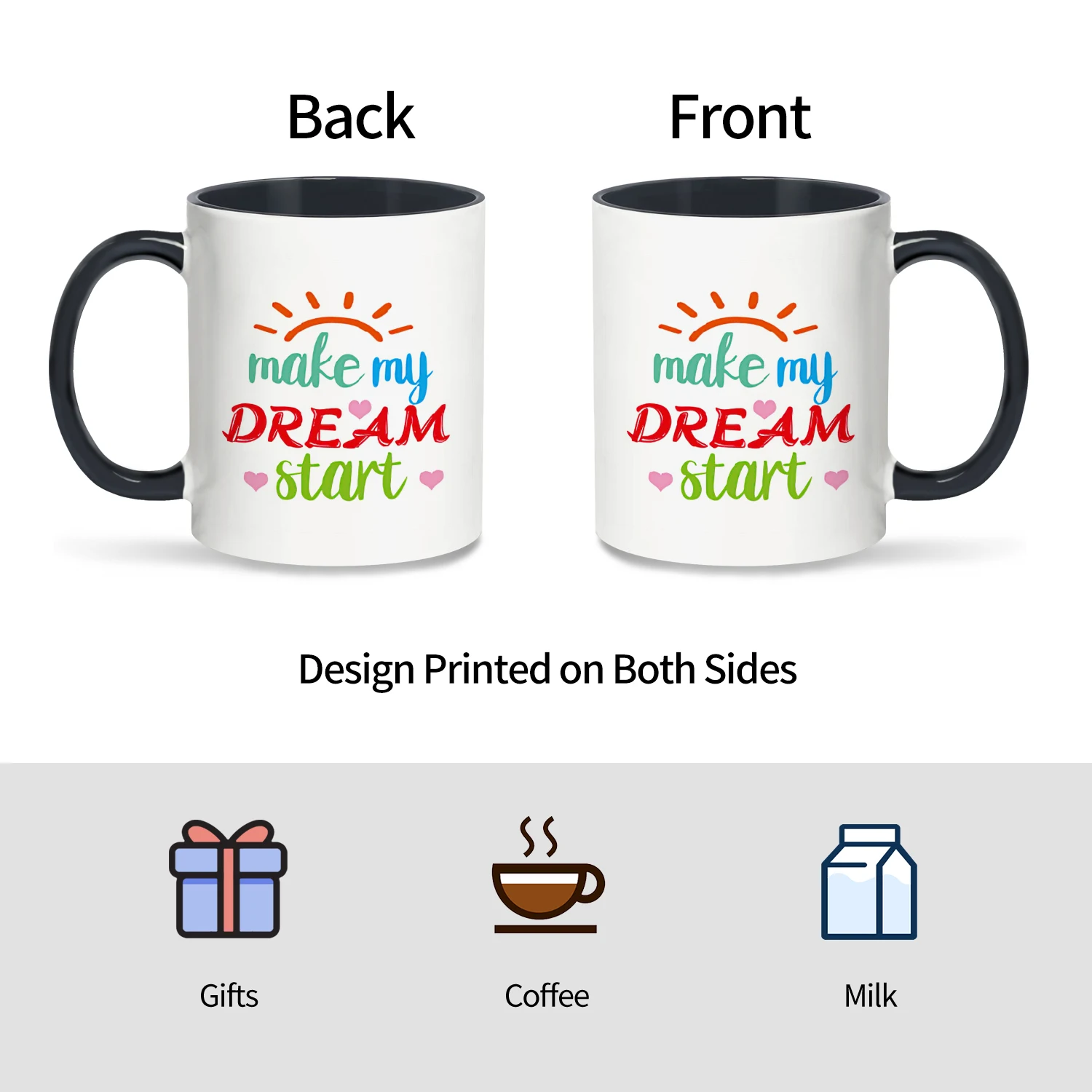 Керамическая Кружка На 11 Унций Сделай Мою Мечту Запуска Кофейная Чашка Для