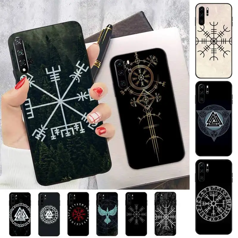 

Viking Vegvisir Odin Nordic Phone Case for Huawei Honor 10 i 8X C 5A 20 9 10 30 lite pro Voew 10 20 V30