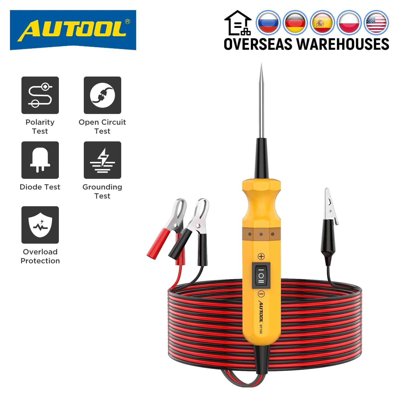 ΠΠ²ΡΠΎΠΌΠΎΠ±ΠΈΠ»ΡΠ½ΡΠΉ ΡΠ΅ΡΡΠ΅Ρ ΡΠ΅ΠΏΠΈ AUTOOL BT160, ΠΠ»Π΅ΠΊΡΡΠΈΡΠ΅ΡΠΊΠΈΠΉ ΡΠ΅ΡΡΠ΅Ρ, Π΄Π°ΡΡΠΈΠΊ ΠΌΠΎΡΠ½ΠΎΡΡΠΈ 12 24 Π, Π΄ΠΈΠΎΠ΄Π½ΡΠΉ Π½Π΅ΠΏΡΠ΅ΡΡΠ²Π½ΡΠΉ Π΄Π°ΡΡΠΈΠΊ, ΠΈΠ·ΠΌΠ΅ΡΠ΅Π½ΠΈΠ΅, ΠΡΡΡΡΠΎΠ΅ ΠΏΠΎΠ·ΠΈΡΠΈΠΎΠ½ΠΈΡΠΎΠ²Π°Π½ΠΈΠ΅, Π΄ΠΈΠ°Π³Π½ΠΎΡΡΠΈΠΊΠ° ΠΠ²ΡΠΎΠΌΠΎΠ±ΠΈΠ»ΡΠ½ΡΠΉ ΡΠ΅ΡΡΠ΅Ρ ΡΠ΅ΠΏΠΈ AUTOOL BT160, ΠΠ»Π΅ΠΊΡΡΠΈΡΠ΅ΡΠΊΠΈΠΉ ΡΠ΅ΡΡΠ΅Ρ, Π΄Π°ΡΡΠΈΠΊ ΠΌΠΎΡΠ½ΠΎΡΡΠΈ 12 24 Π, Π΄ΠΈΠΎΠ΄Π½ΡΠΉ Π½Π΅ΠΏΡΠ΅ΡΡΠ²Π½ΡΠΉ Π΄Π°ΡΡΠΈΠΊ, ΠΈΠ·ΠΌΠ΅ΡΠ΅Π½ΠΈΠ΅, ΠΡΡΡΡΠΎΠ΅ ΠΏΠΎΠ·ΠΈΡΠΈΠΎΠ½ΠΈΡΠΎΠ²Π°Π½ΠΈΠ΅, Π΄ΠΈΠ°Π³Π½ΠΎΡΡΠΈΠΊΠ°