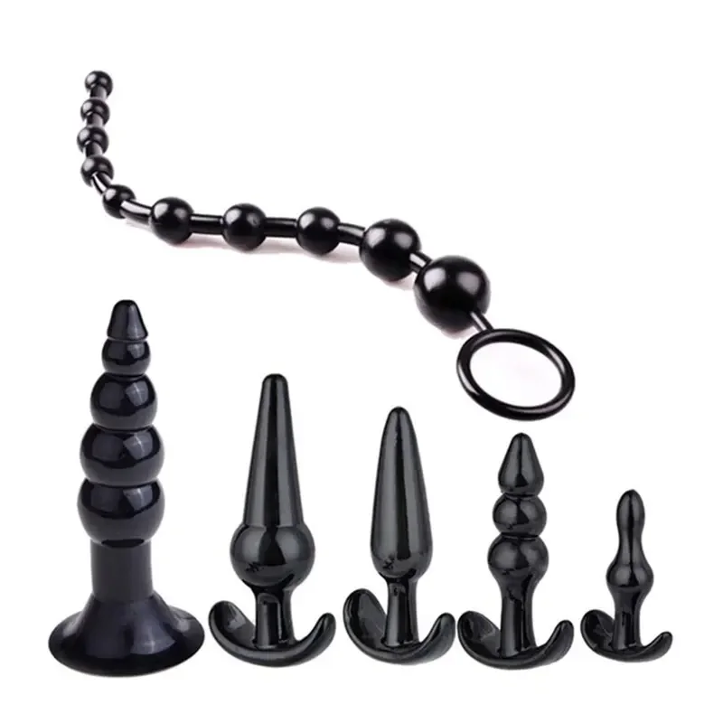 6 шт. Анальная пробка тренировочный комплект сексуальная смазка анальный набор