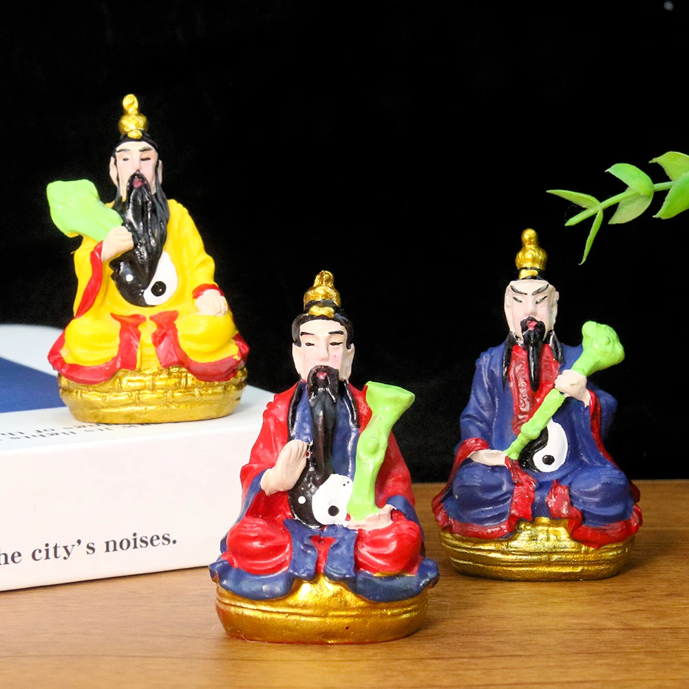 

Sanqing даосский священник огромная модель, оригинальный декоративный Амулет из смолы для рукоделия Инь Янь Тай Чи