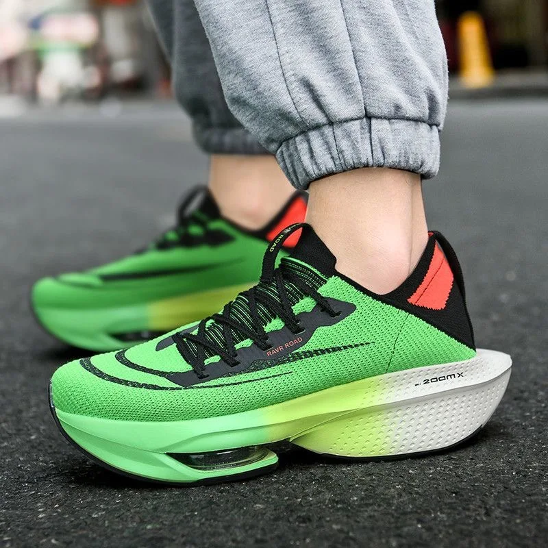 New Trend Shoes Men Air Cushioning Running Shoes for Men Indoor Gym Sneakers Mesh Breathable Sport Shoes Tick Sole Walking Shoes