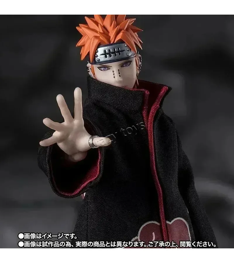 Фото В наличии: Оригинальная коллекционная фигурка Bandai SHF Naruto Pain Tendo Rinnegan Six Paths Edition, аниме-фигурка, коллекционная игрушка №5