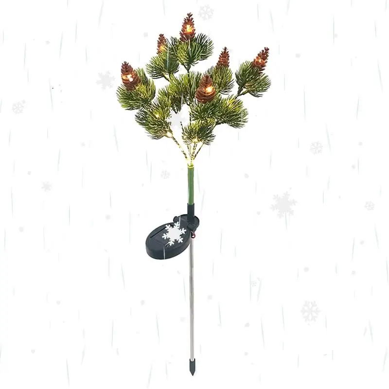 

Artificial Pinecone Needles Garden Lights For Christmas Decoration Thanksgiving Party DIY Halloween Decor