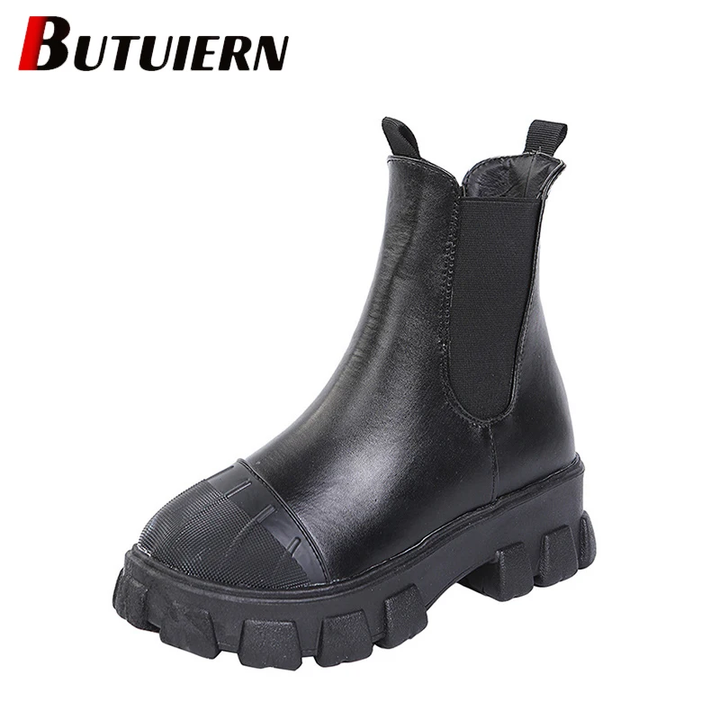 

Летние модные трендовые Ботинки Martin, женские новые универсальные черные одиночные ботинки, тонкие короткие ботинки в британском стиле, жен...