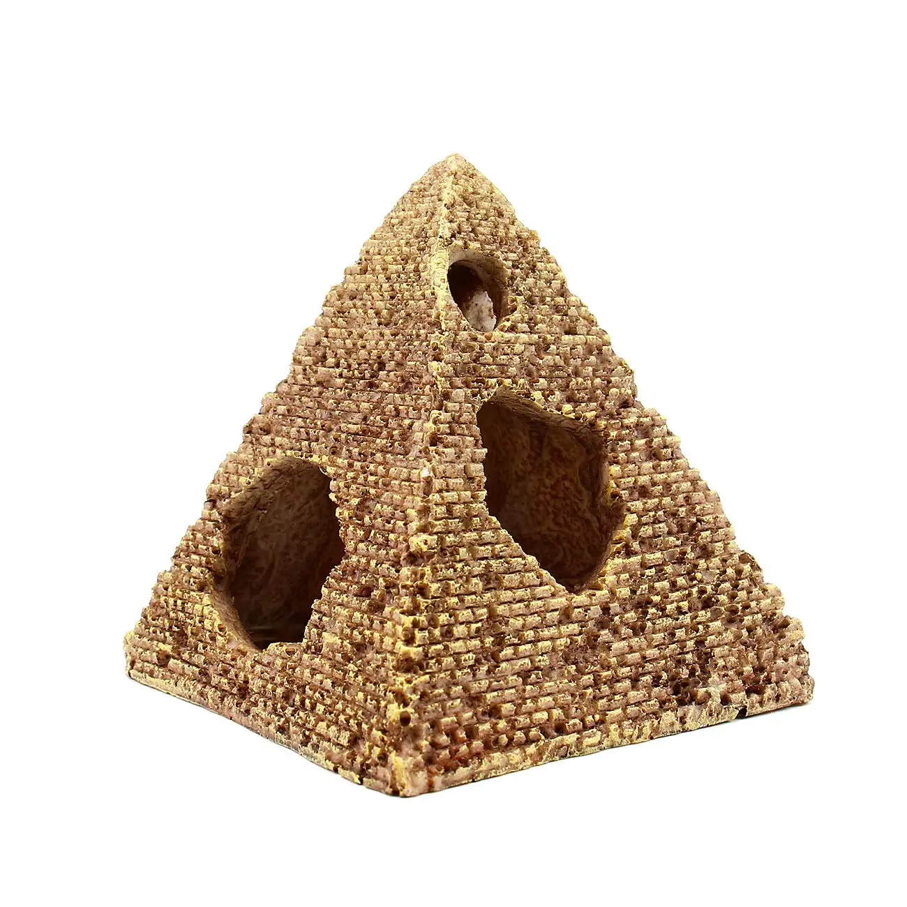 

Egyptian Pyramid Aquarium Decorations Resin Reptile Shrimp Hideouts Aquarium Decor Hideaway Caves House for Fish Tank