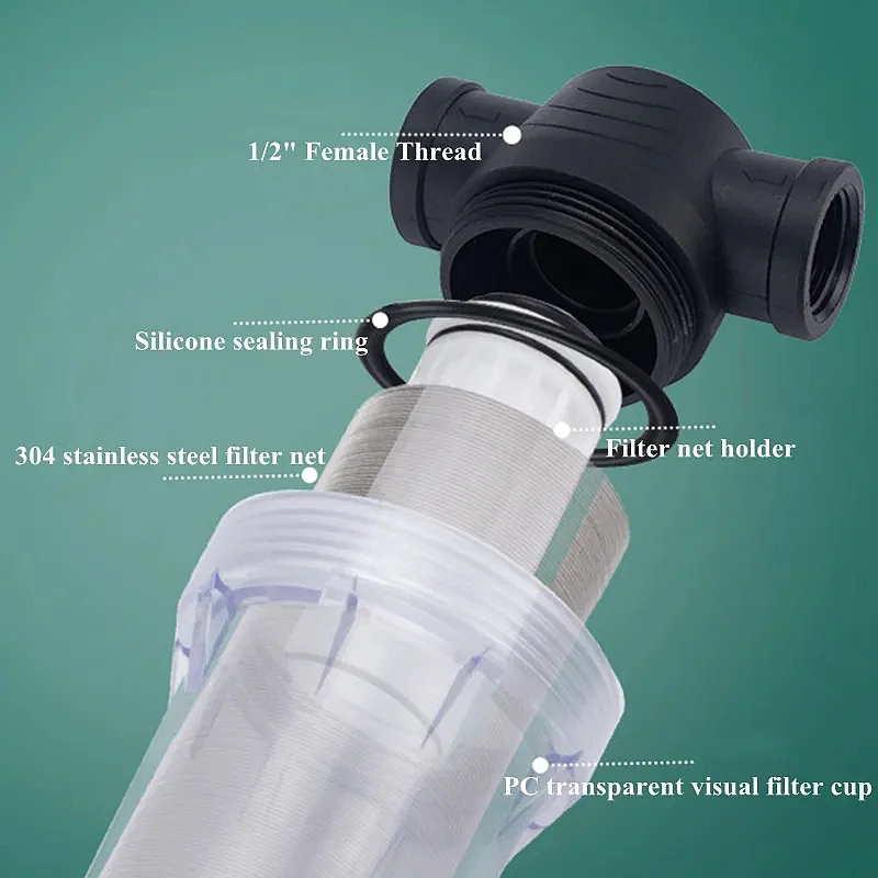 Садовый поливочный фильтр SgooHan 1/2&quot-6~25мм