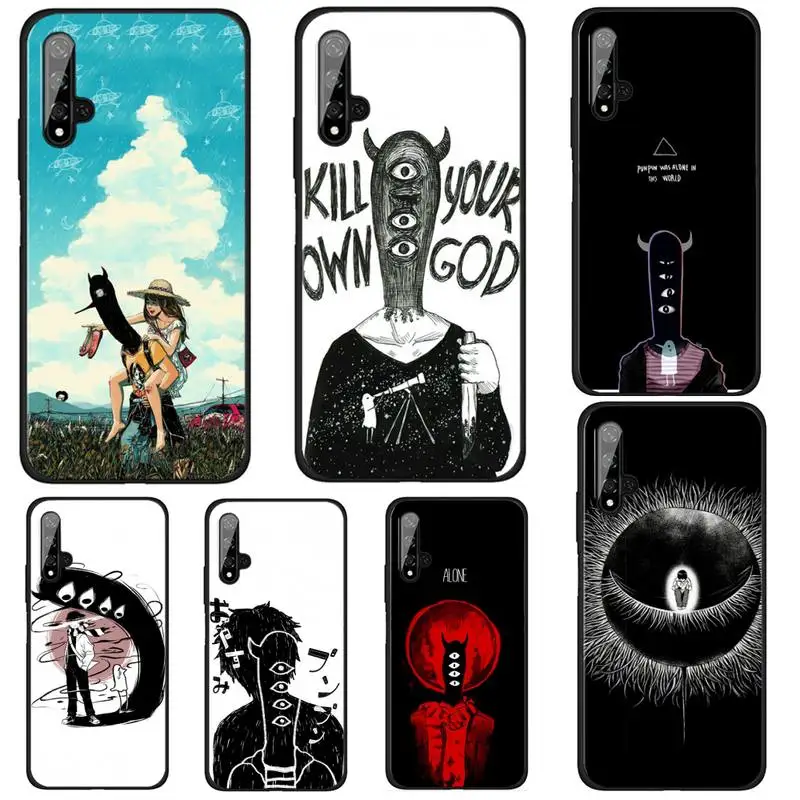 

Oyasumi Punpun Phone Case For Huawei Honor Y 7 2019 6p 8s 20 30 Pro 9 S Psmart V30 Pro Honor8 9 10 Lite Simple