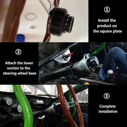 4 Цвета Универсальный быстросъемный адаптер для рулевого колеса Главная комплектация для установки в стиле со звуком