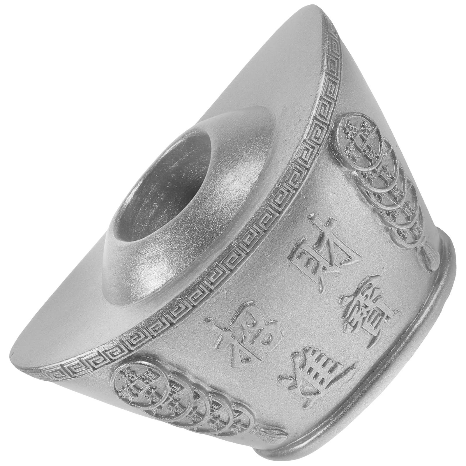 

Ingot Toothpick Holder Simulated Ingot Model Decorative Ingot Statue Photo Prop