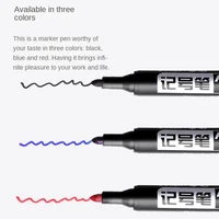 marker black line marker oil based pen waterproof big head pen oil based express logistics mark dedicated wholesale without ink