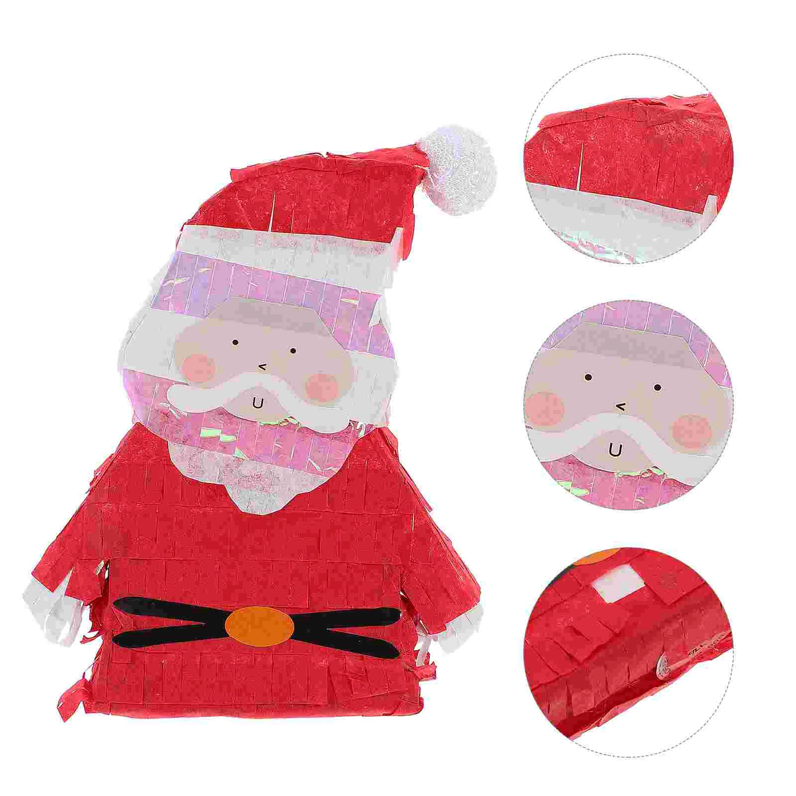 

Pinata Christmas Santa Candy Toy Mini Pinatas Party Claus Plaything Xmasgame Boxsmashing Filled Ornament Fillers Holiday
