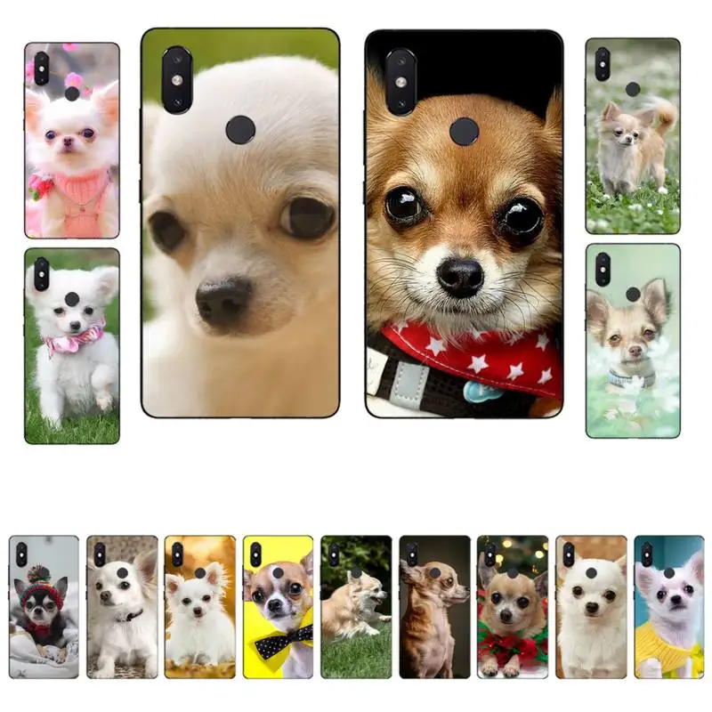 

MaiYaCa Cute Pet Chihuahua Dog Phone Case for Xiaomi mi 8 9 10 lite pro 9SE 5 6 X max 2 3 mix2s F1