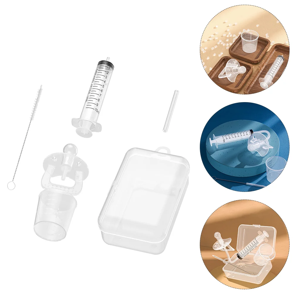 

1 Set Pacifier Baby Medicine Dispenser Newborn Baby Feeding Syringe Tool