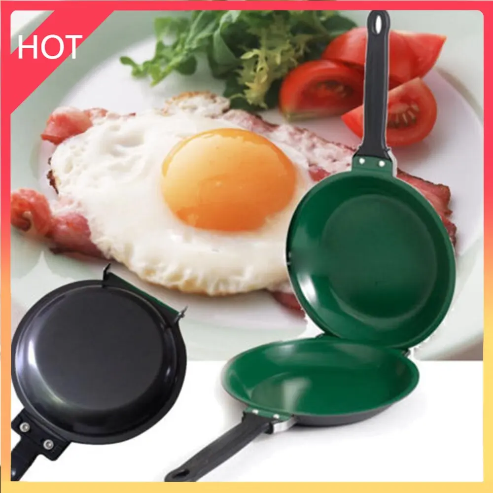 

Сковорода двусторонняя для блинов, сковорода антипригарная кухонная утварь для кухни, жареных яиц, стейков, ветчины, кухонная плита, посуда