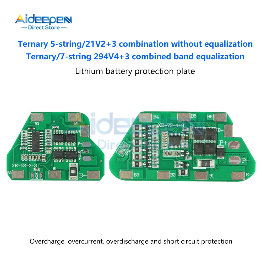 Флюоресцентная плата 7S 18650 для защиты литиевого аккумулятора 21 в 29 4 защита от