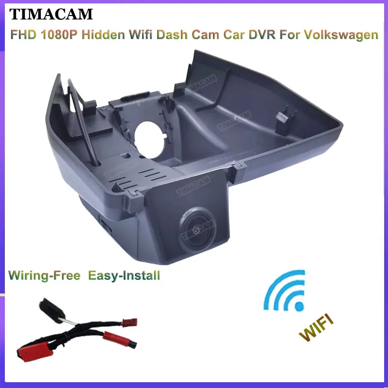 TIMACAM For Volkswagen VW id3 for Volkswagen VW id 3 2020 2021 2022 2023 Dash Cam HD Wifi Car Dvr Video Recorder Easy to install