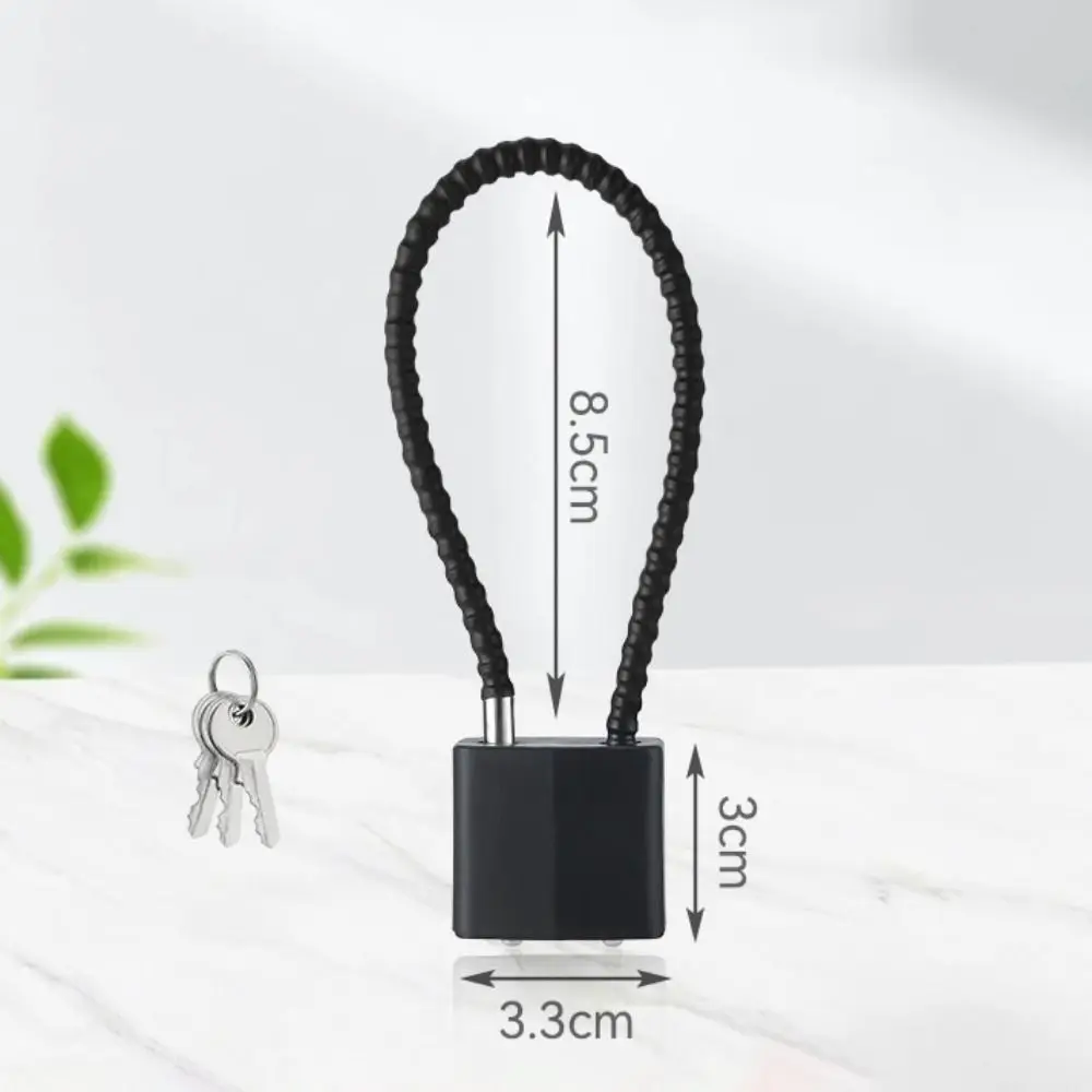 

Портативный Многофункциональный замок для кабеля, мягкий гибкий висячий замок с ключами, защищенный от ржавчины, замок для чемодана, шкаф для файлов