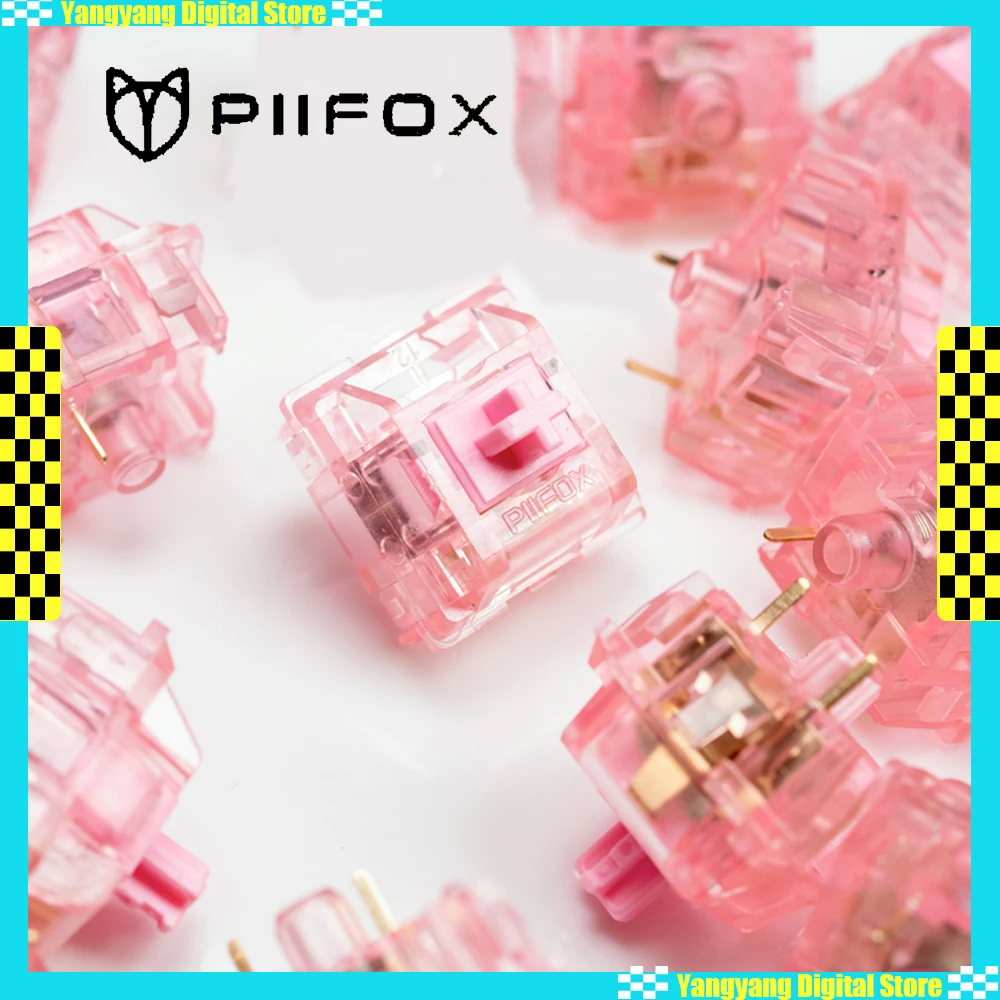 PIIFOX Warbler Series Linear Switch Fast Rebound Followers MX Prelubricated for Mechanical Keyboard Esports Accessories