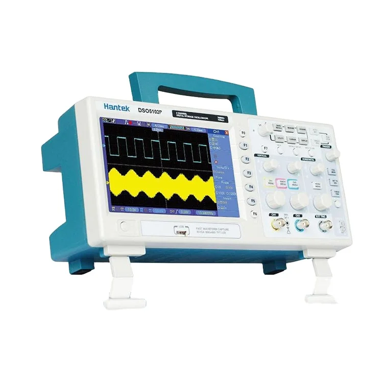 

Hantek DSO5202P 200MHz Digital Storage Oscilloscope USB Dual Channel Portable Oscilloscope signal generator oscilloscope
