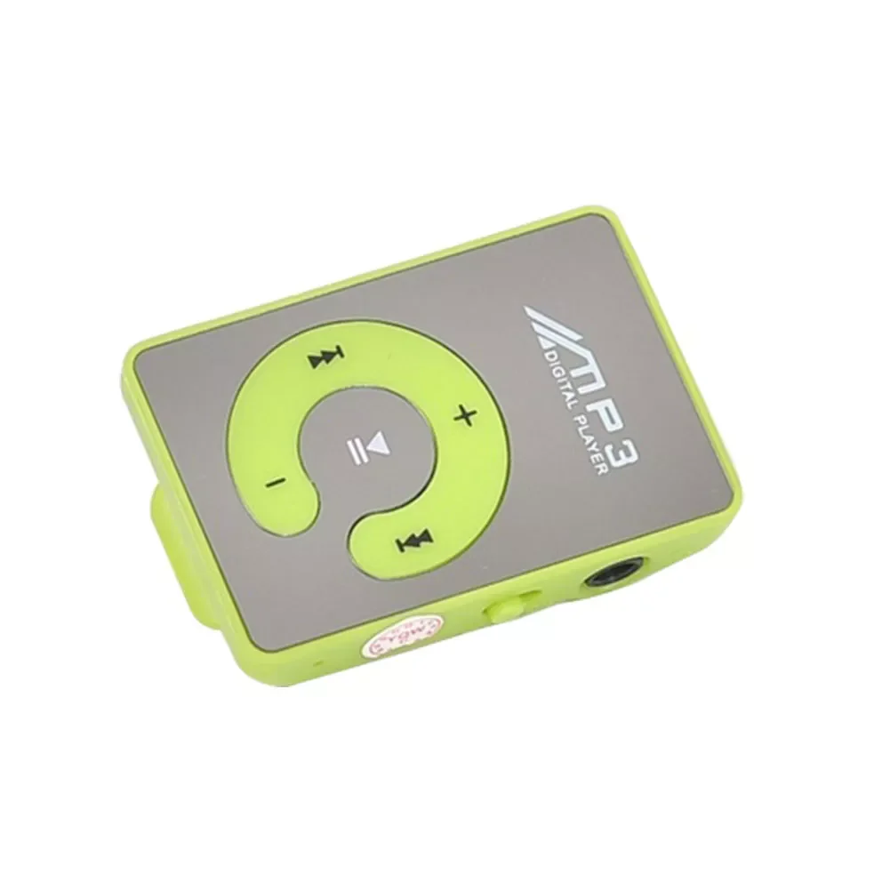 

Sports Waterproof Digital Mini Portable TF Card C Button Clip Mirror Music MP3 Player
