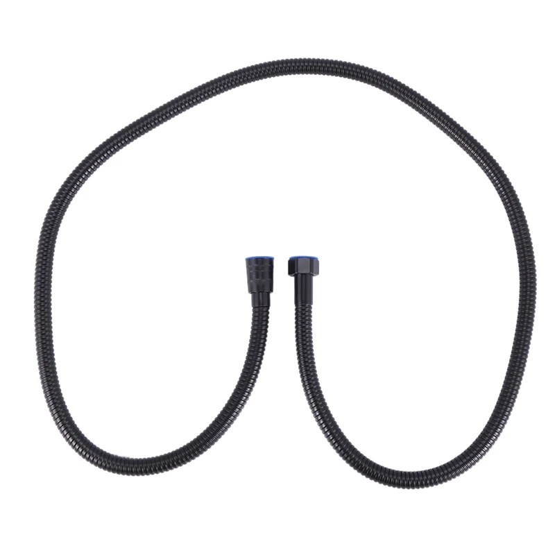 Черный душевой шланг LUDA 4X 150 см душевая трубка из нержавеющей стали гибкий