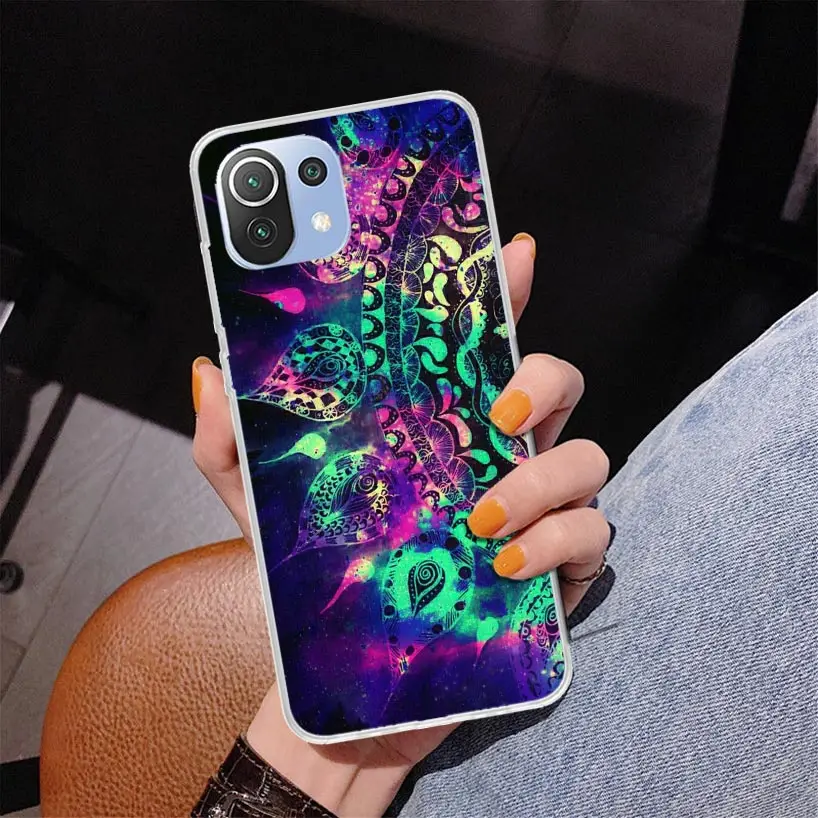 Чехол для телефона Mandala Sunflower Xiaomi Redmi Note 10 9S 9 8T 8 Pro 7 5 Mi 12T 11T 10T 9T 12 11 Lite A2 A3 Coque Shell C