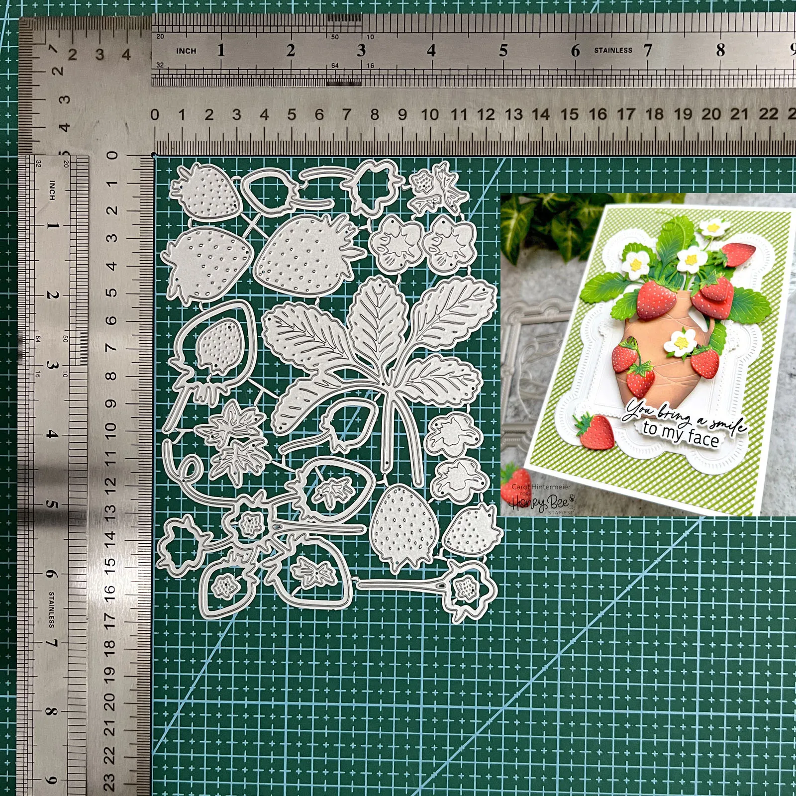 

Металлические Вырубные штампы форма для вырезания красивые слои клубника скрапбукинг бумажный нож для рукоделия форма лезвие перфоратор трафареты