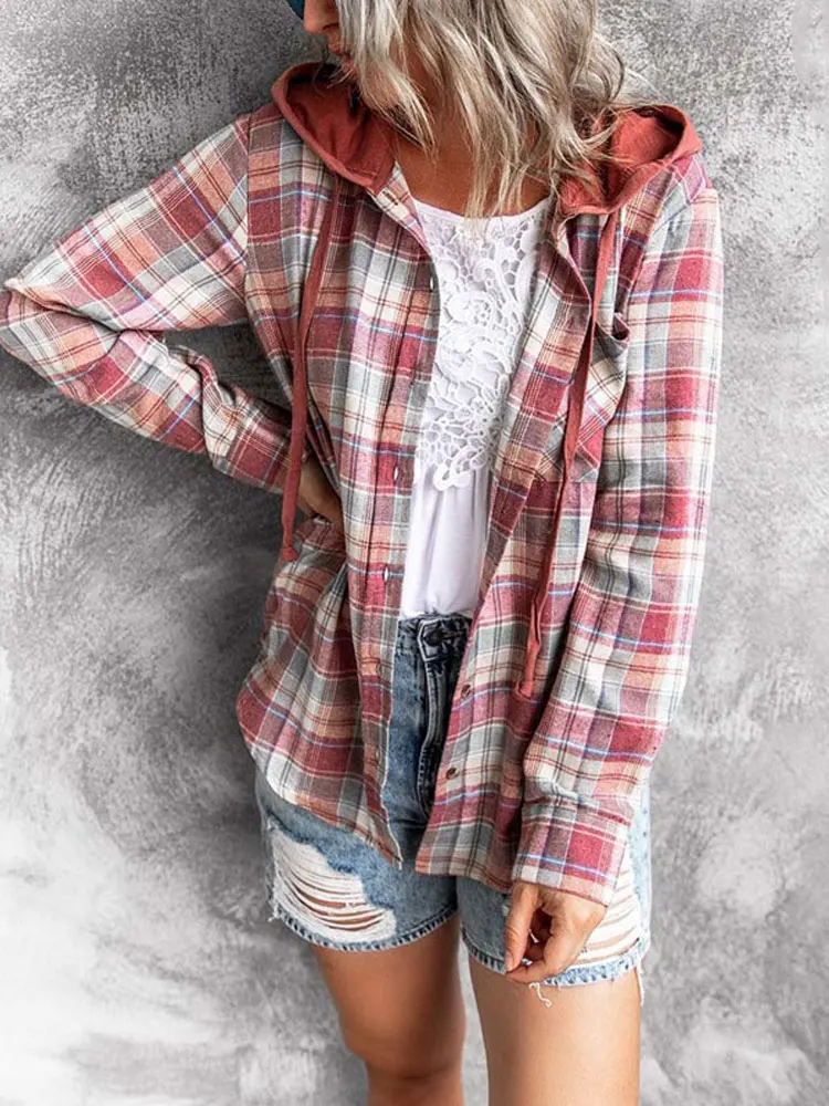 

Hooded Blouses