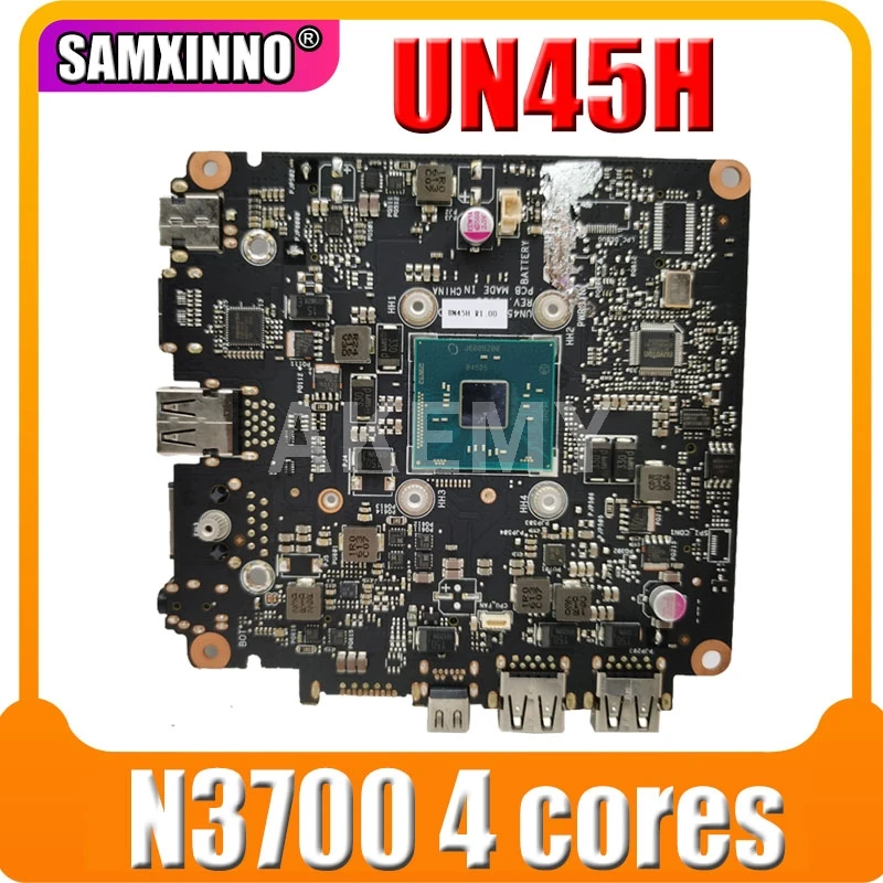 

Материнская плата для компьютера Akmey Материнская плата ASUS vivсалон UN45H UN45H-VM062M Mini HD N3700 4 ядра 90MS00R0-R04000