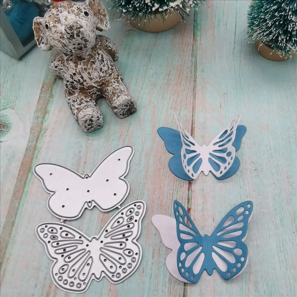Пресс-формы в виде бабочек и Скрапбукинг для изготовления бумаги кроше тиснение