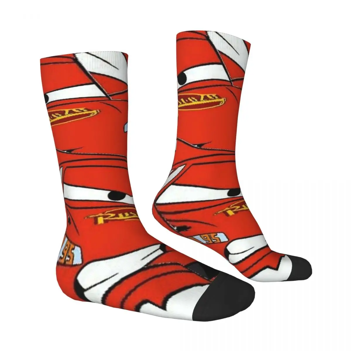 Носки Lightning McQueen номер 95 новинка чулки с рисунком красного автомобиля весенние
