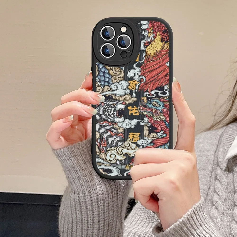 Чехол для телефона Blessing Good Luck из жесткой кожи iPhone 14 13 12 Mini 11 Pro Max Xs X Xr 7 8 Plus 6 6s