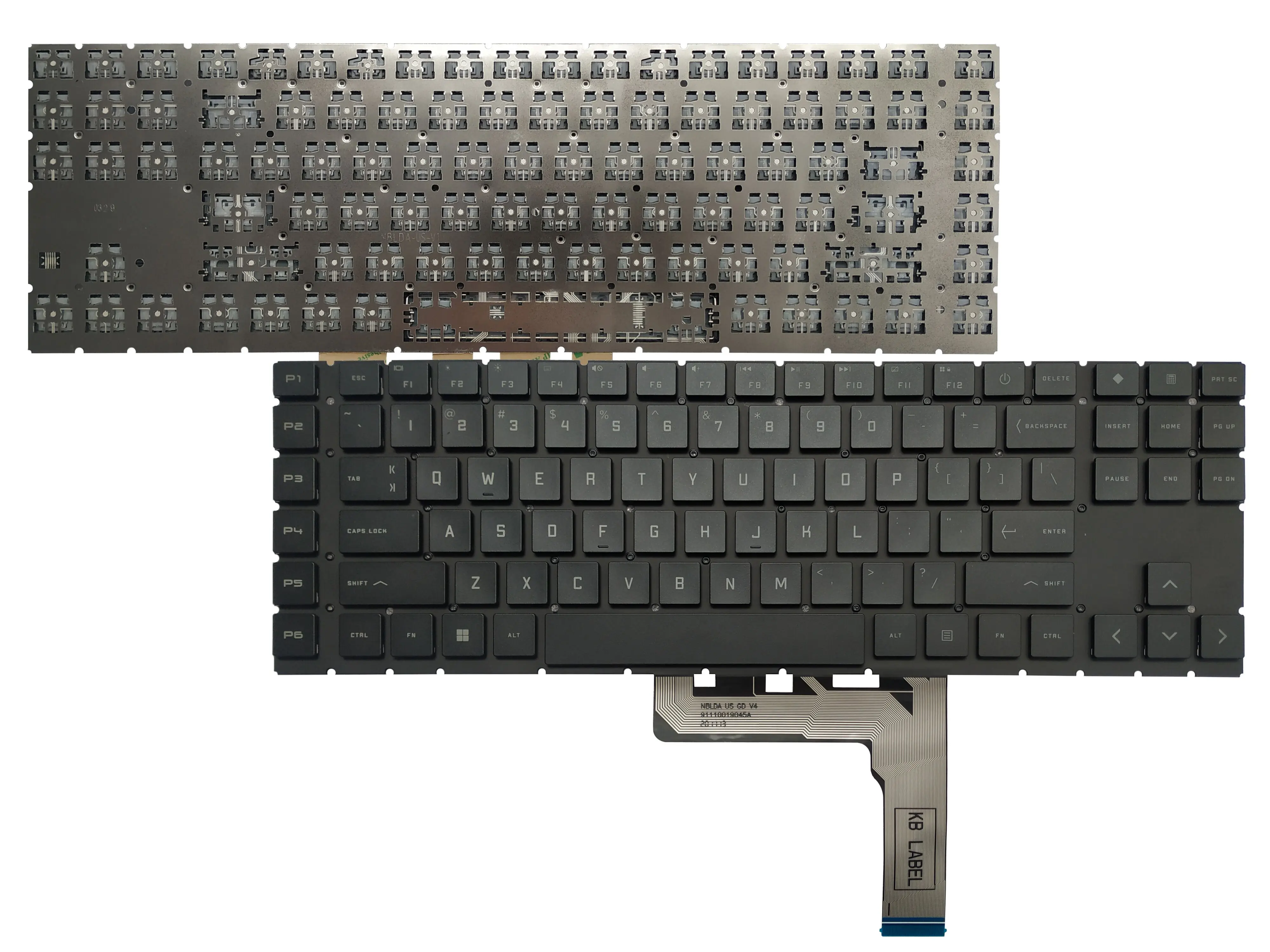 Новая английская американская клавиатура для HP OMEN 8Plus 17-CK 17-CK1001TX Plus 17-CK0059TX 9Plus 17-CM 17-cm2000TX TPN-Q266, черная (art.: 3920cceedb30c) - 3920cceedb30c