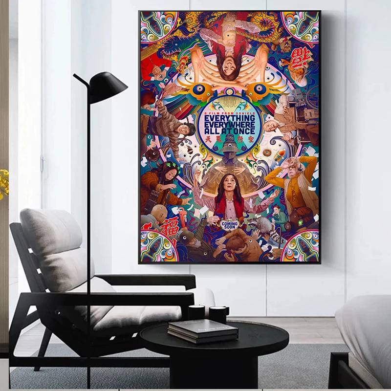 2022 плакат из скандинавского фильма все вокруг за один раз на холсте декоративная