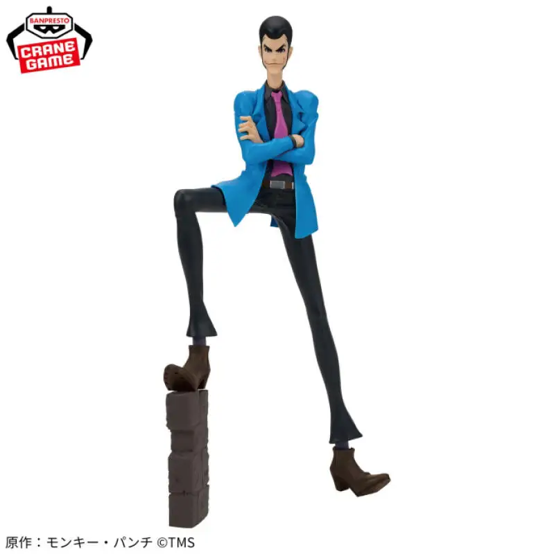 Фото 100% Оригинальная фигурка Bandai Banpresto Люпен III (Рюдзюн Сэнсей) из аниме, модель для коллекционирования, подарок, украшение, игрушка, 26 см №3