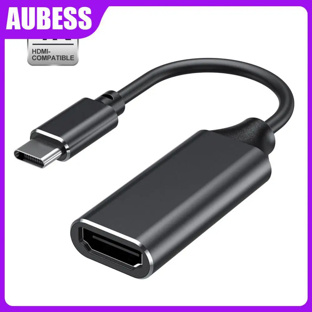 

Aluminum Alloy Shell Type C To HDMI-compatible Usb C To Hd-mi Usb3.1 4k 60hz Tv Display Adapter Splitter Converter Type-c To Hd