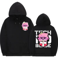 technoblade face merch print hoodie funny men women fashion casual oversized hoodies unisex kawaii pig god pattern sweatshirts