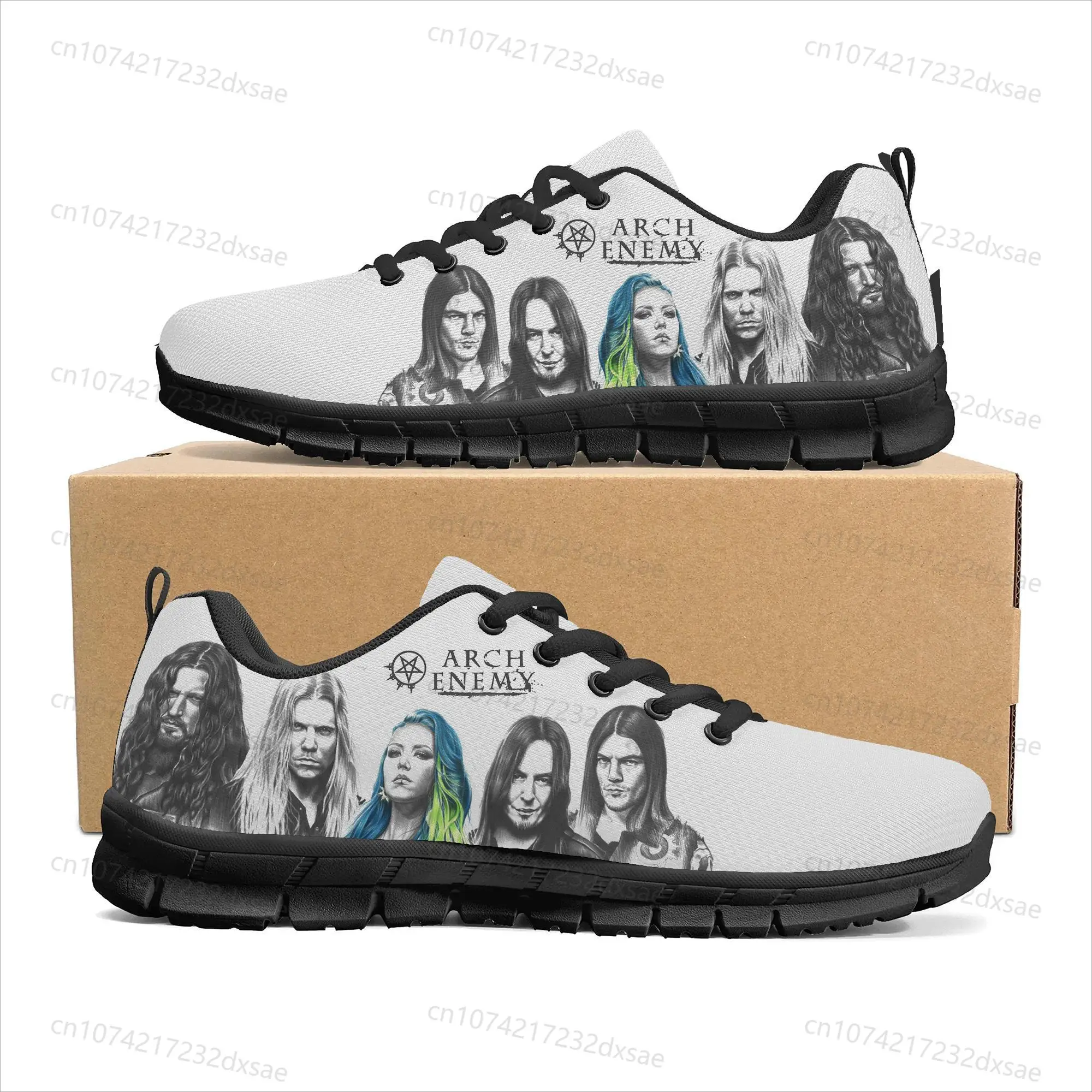 

Arch Enemy Metal Band Pop Sports Shoes Mens Womens Teenager Kids Children Sneakers Casual Custom High Quality Couple Shoes
