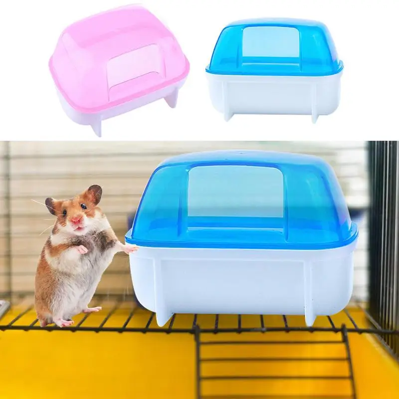 

Sand Bath For Hamsters Hamster Litter Box Chinchilla Dust Bath House Hamster Litter Box Detachable Hamster Bathtub Toilet Dwarf