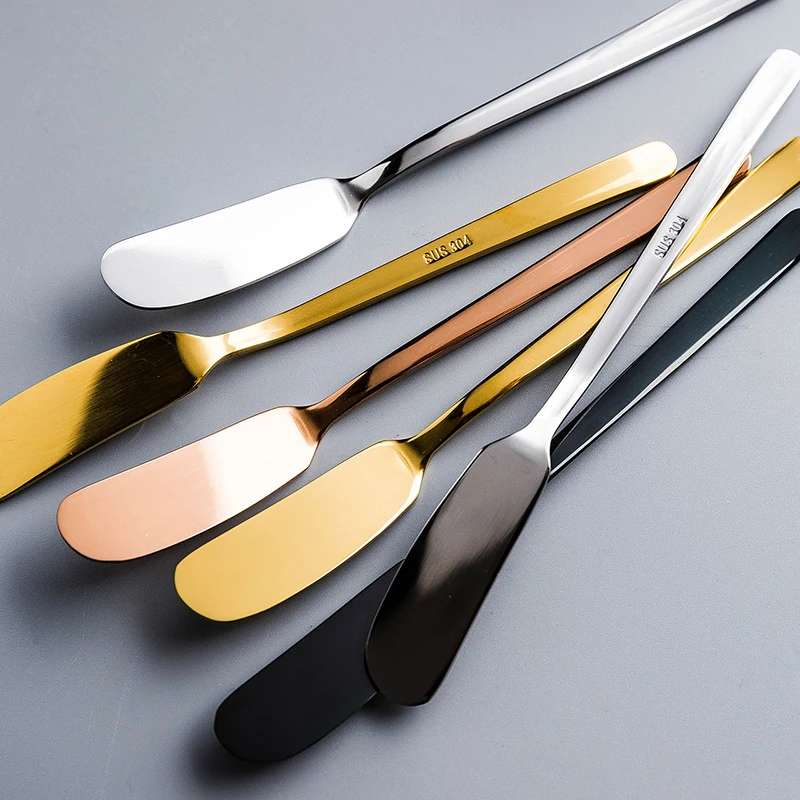 

6PCS/set Butter Knife Japanese Steak Knife Steak Knife Dessert Knife Spatula Smear Jam Knife Butter Knife