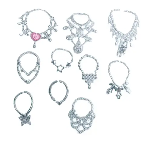 Набор ожерелий для кукол 1/12 и Ob11