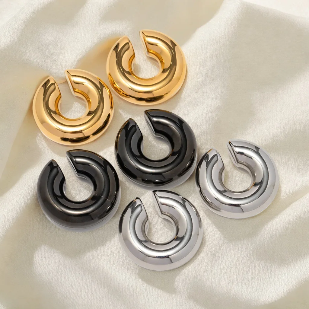 

Женские серьги-клипсы для пирсинга, из нержавеющей стали