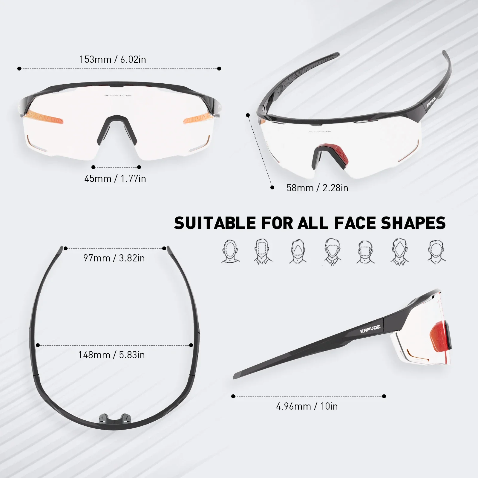 Kapvoe Cycl Mountain новые велосипедные очки спортивные фотохромные солнцезащитные для