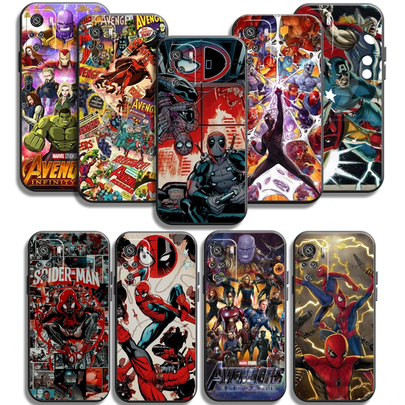 

Marvel Avengers Phone Cases For Xiaomi Redmi POCO X3 GT X3 Pro M3 POCO M3 Pro X3 NFC X3 Mi 11 Mi 11 Lite Carcasa Funda Coque